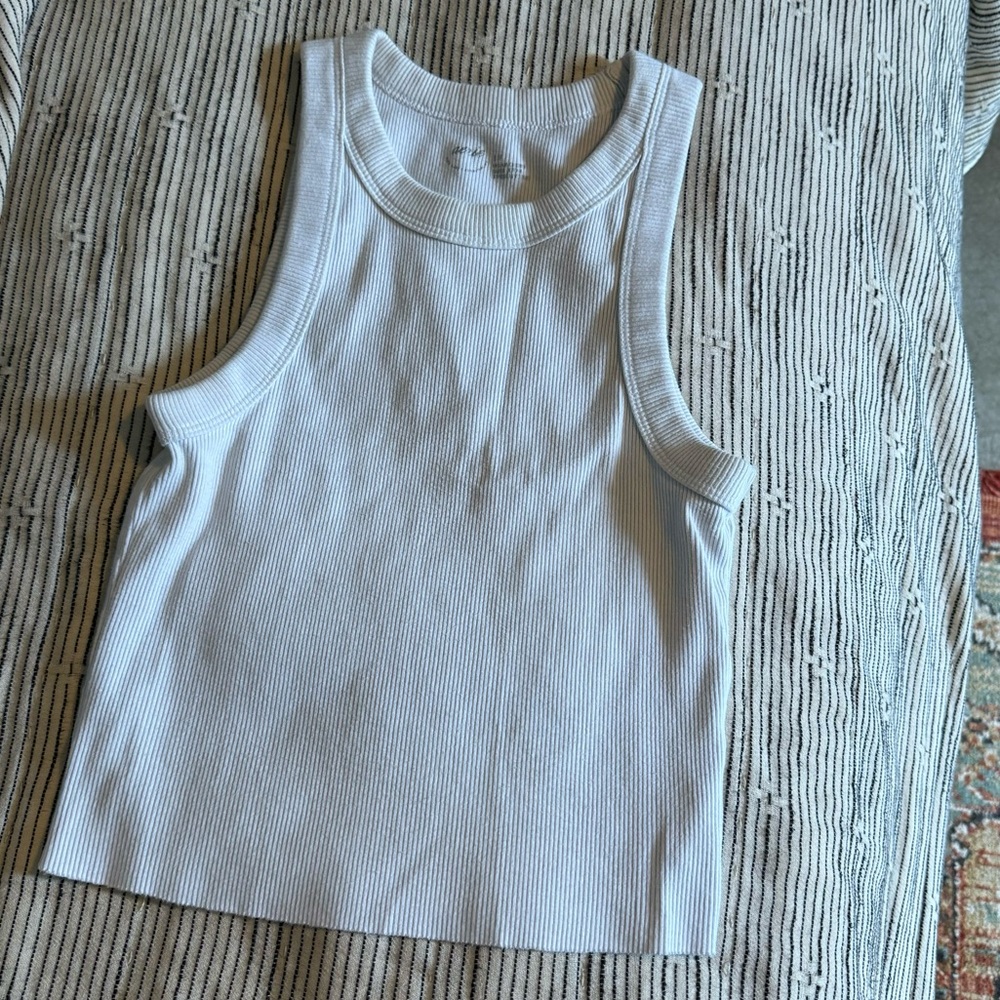 aerie white tank top